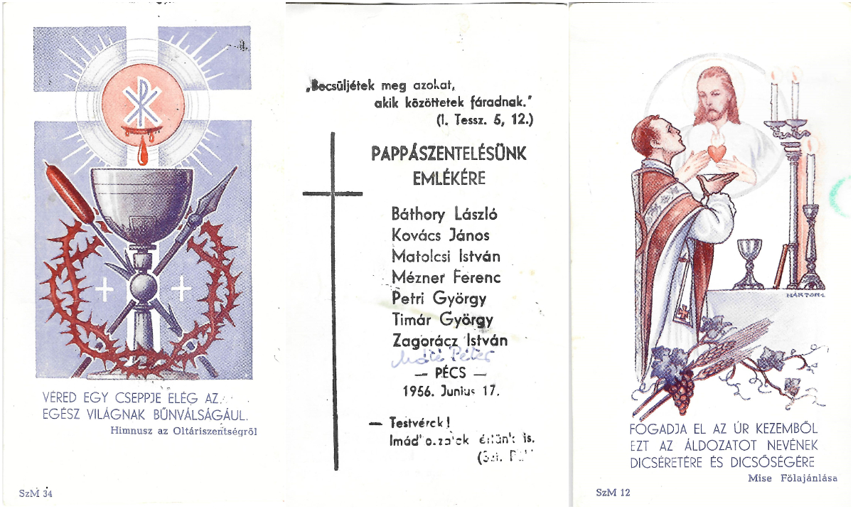 kozos pappaszentelesi emlek 1956 coll