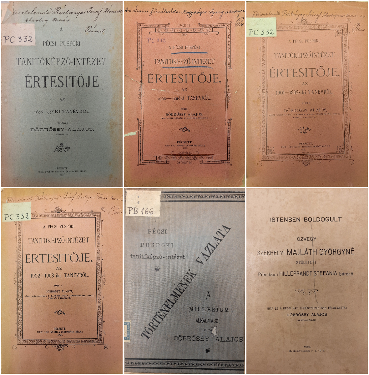 Dobrossy konyvek collage